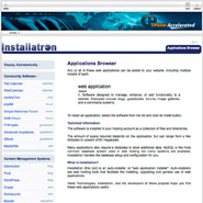 Installatron Applications Browser